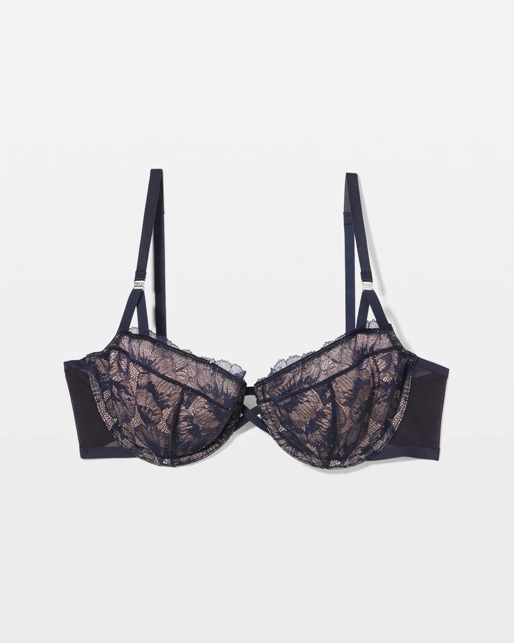 Soma Balconette Unlined Bra with Sequin Lace