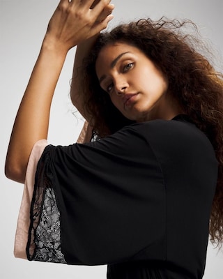 Lace Midi Robe click to view larger image.