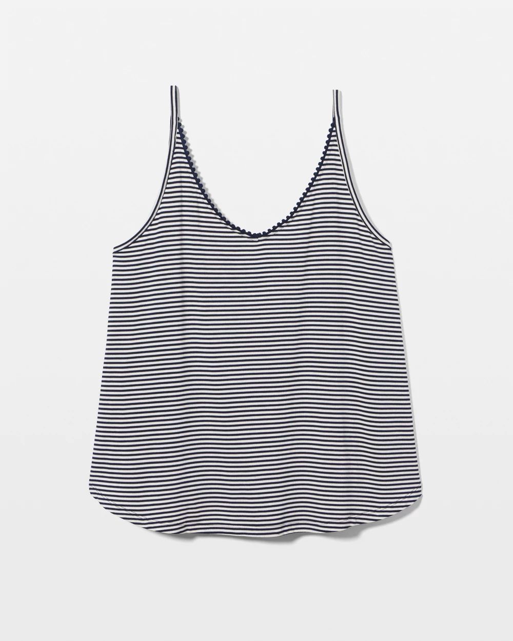 Pom Trim Pajama Cami