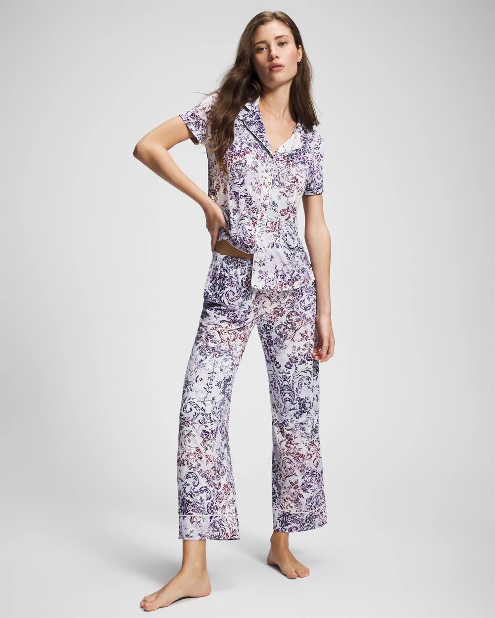Printed Pajama Pants