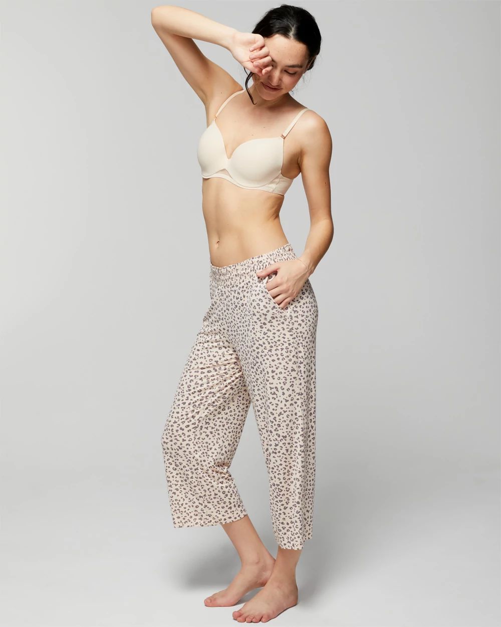 Cropped Pajama Pants