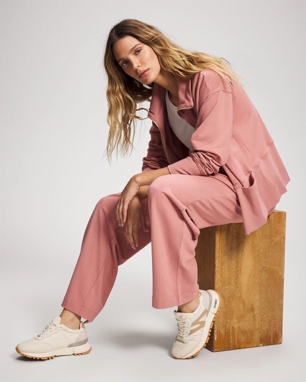 Essential Terry Straight Leg Pants