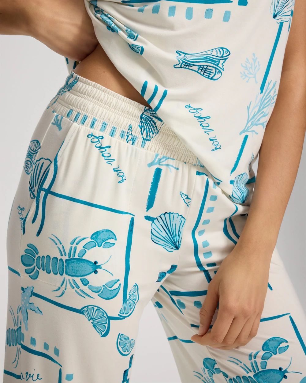 Cool Nights Cropped Pajama Pants