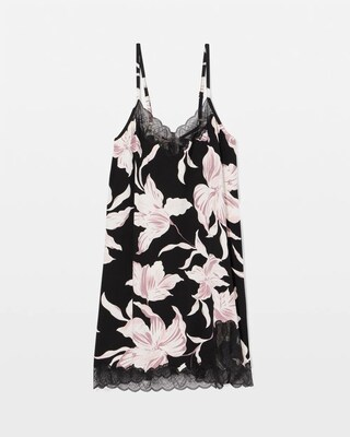 Lace-Trim Chemise