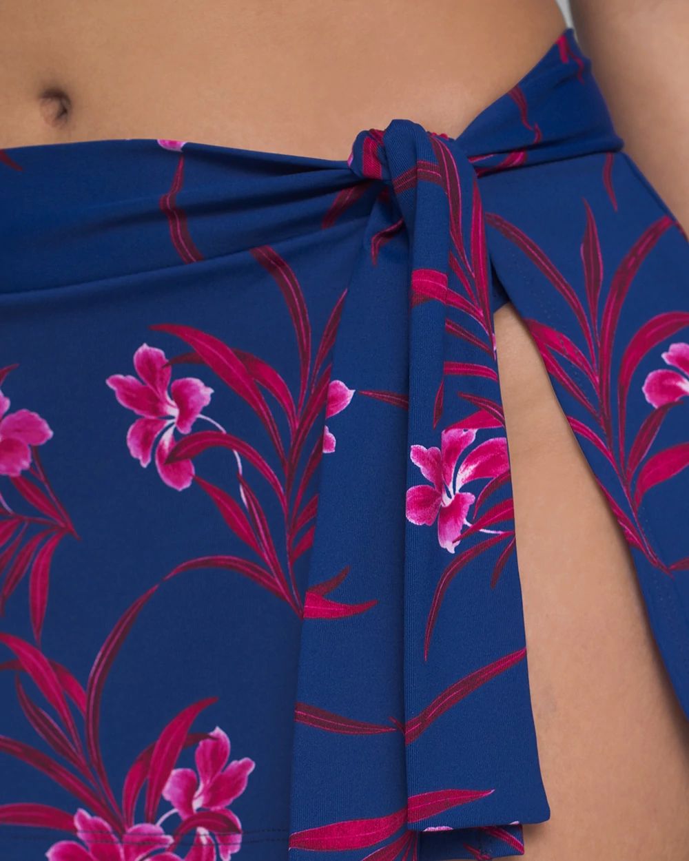 Oasis Blossoms Skirted Hipster Bikini Swim Bottom