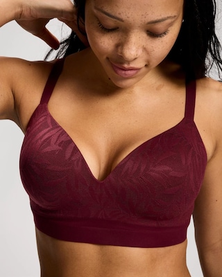 Wireless Bra with Lace click to view larger image.