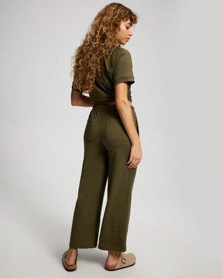 Essential Terry Crop Pants click to view larger image.