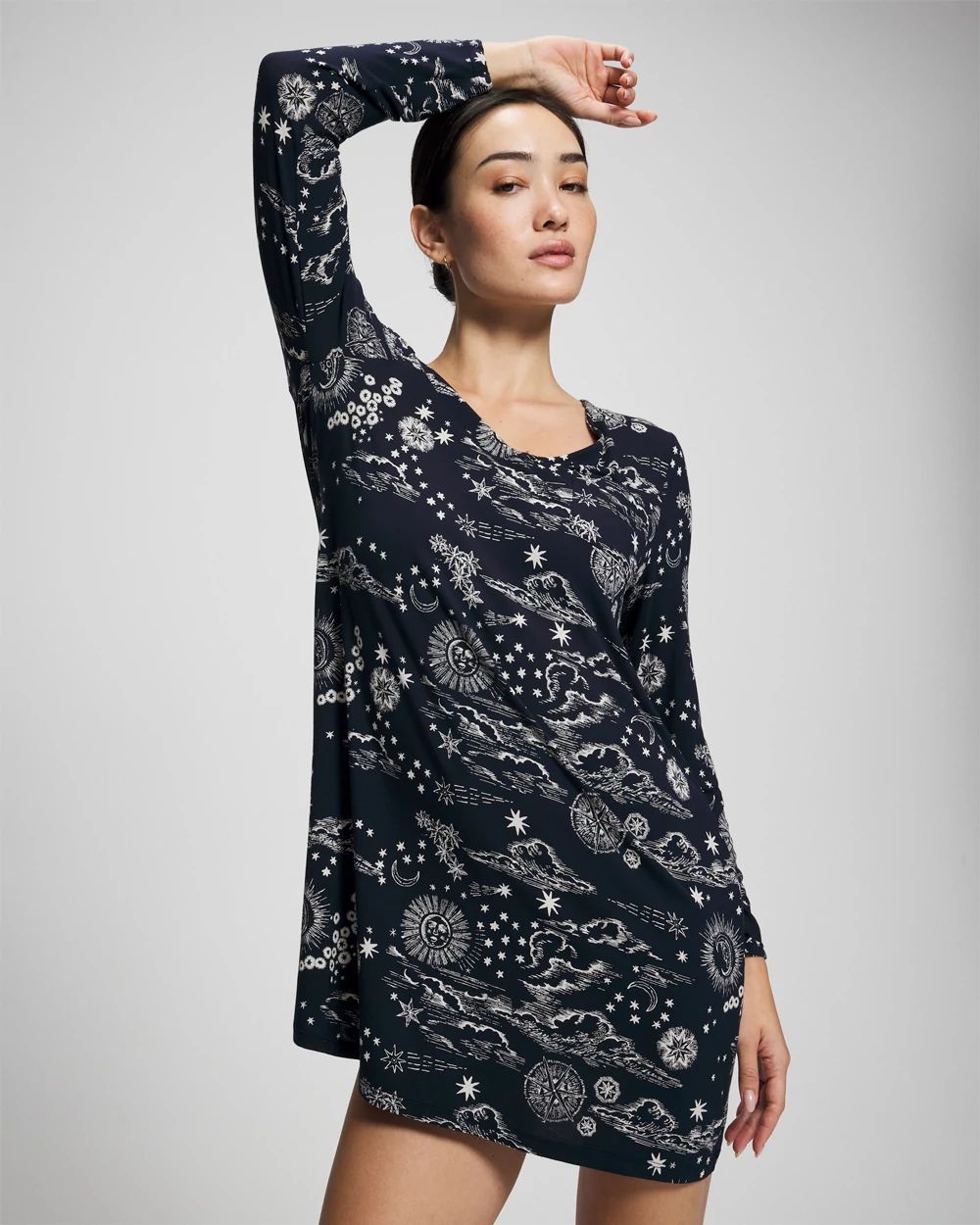 Long-Sleeve Sleepshirt
