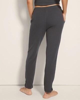 Rib Ankle Pajama Pants click to view larger image.