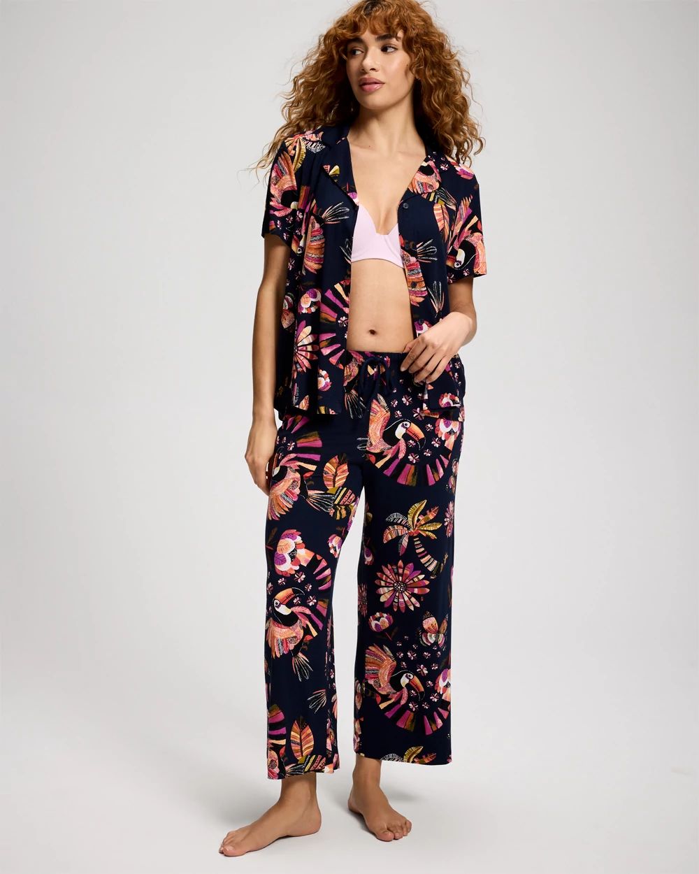 Cool Nights Relaxed Crop Pajama Pants