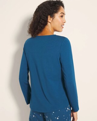 Long-Sleeve Pajama Top click to view larger image.