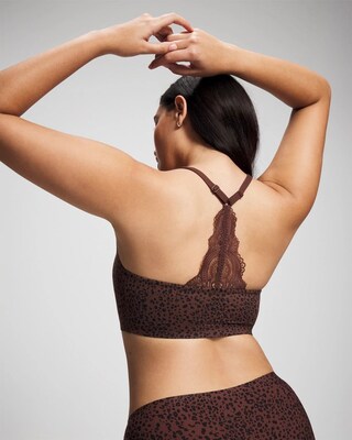 Racerback Bralette with Lace Back click to view larger image.