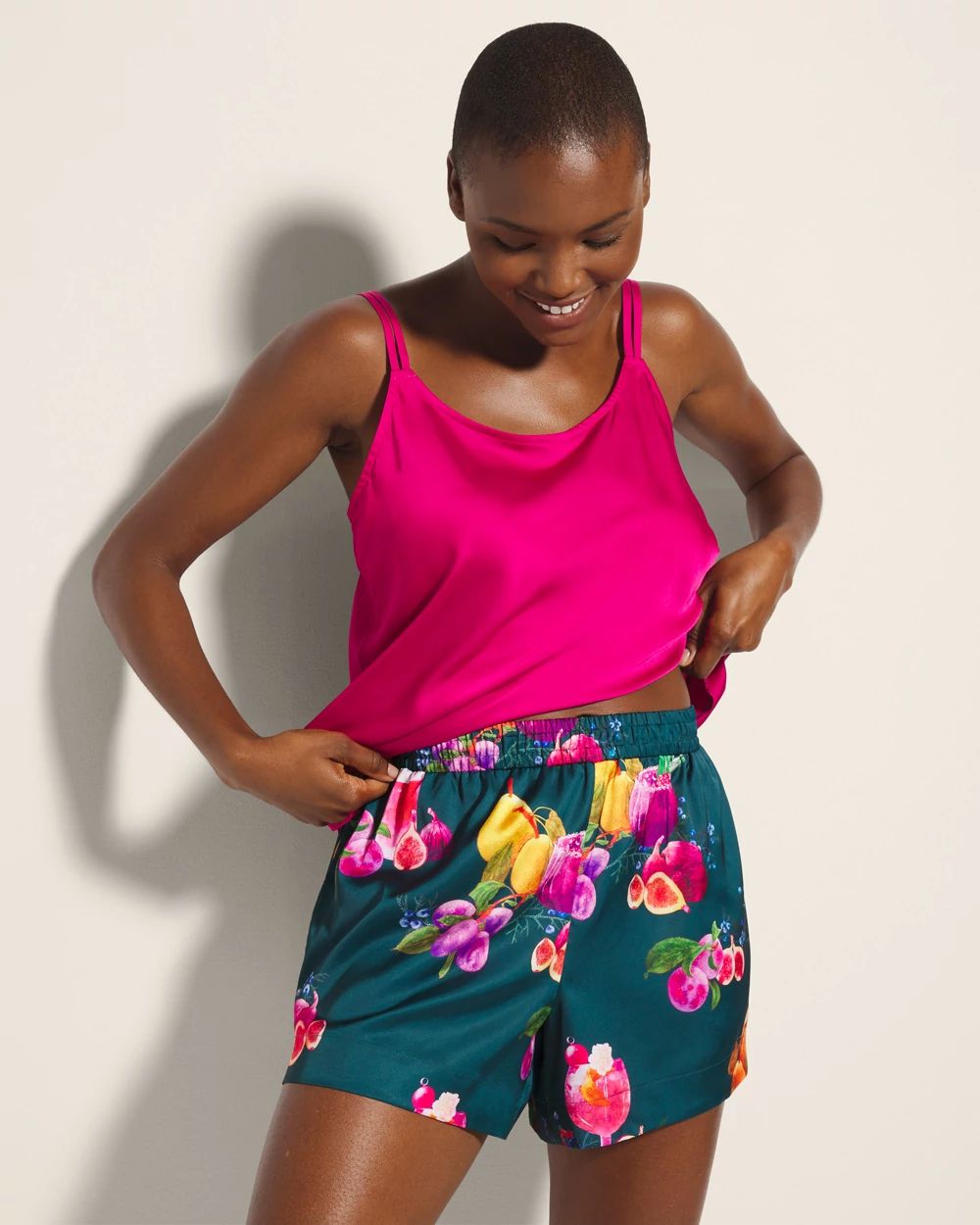 Satin Pajama Shorts