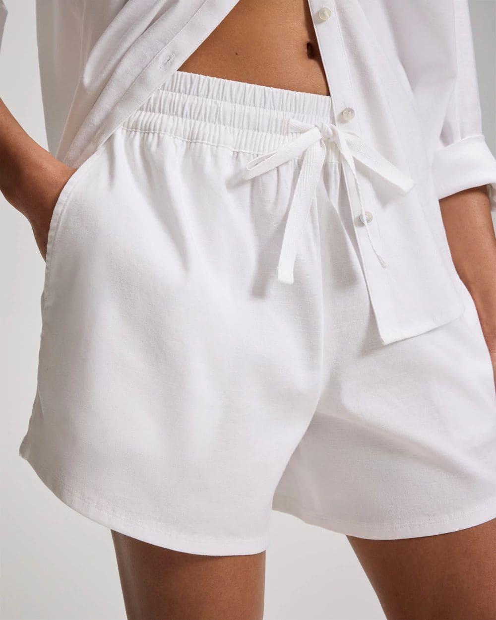Beach Cotton Relaxed Shorts