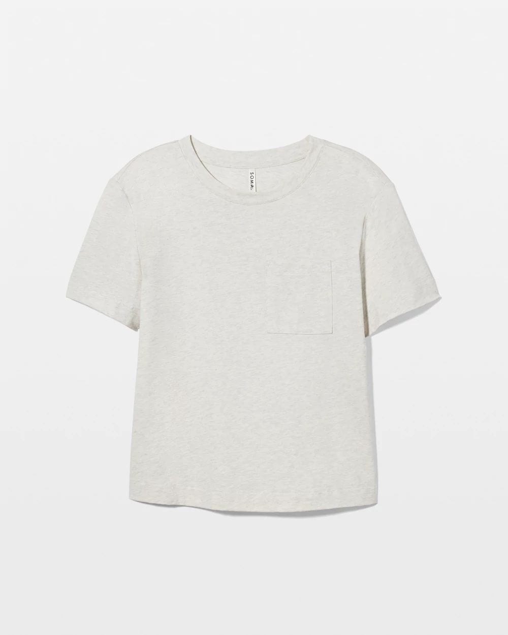 Most Loved Cotton Short-Sleeve Pocket Pajama Tee