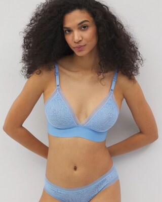 Triangle Bralette with Lace click to view larger image.