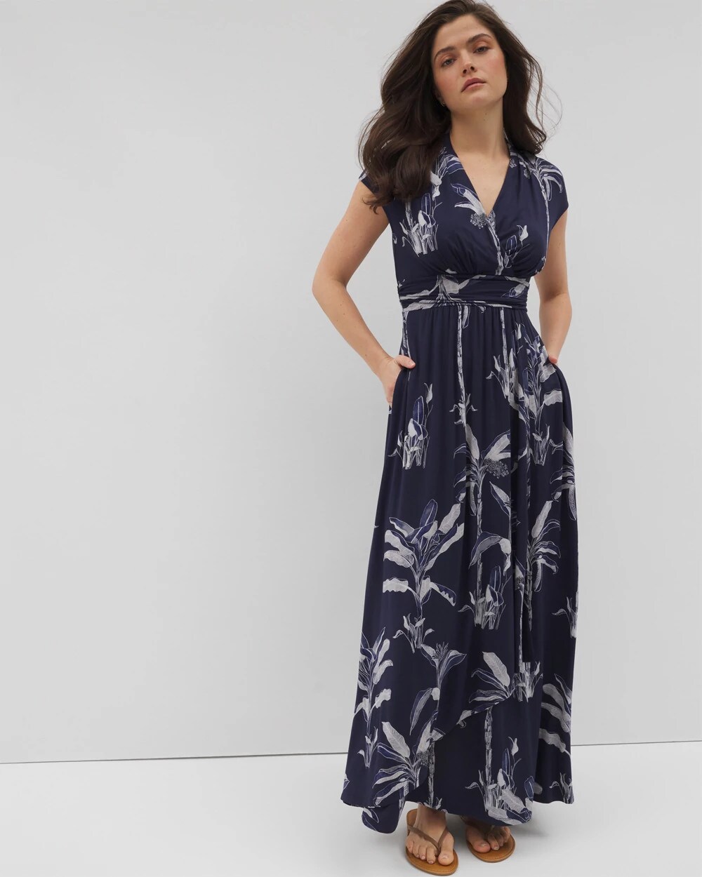 maxi drop waist dress Jacinda Drop Waist Maxi Dress main image 0