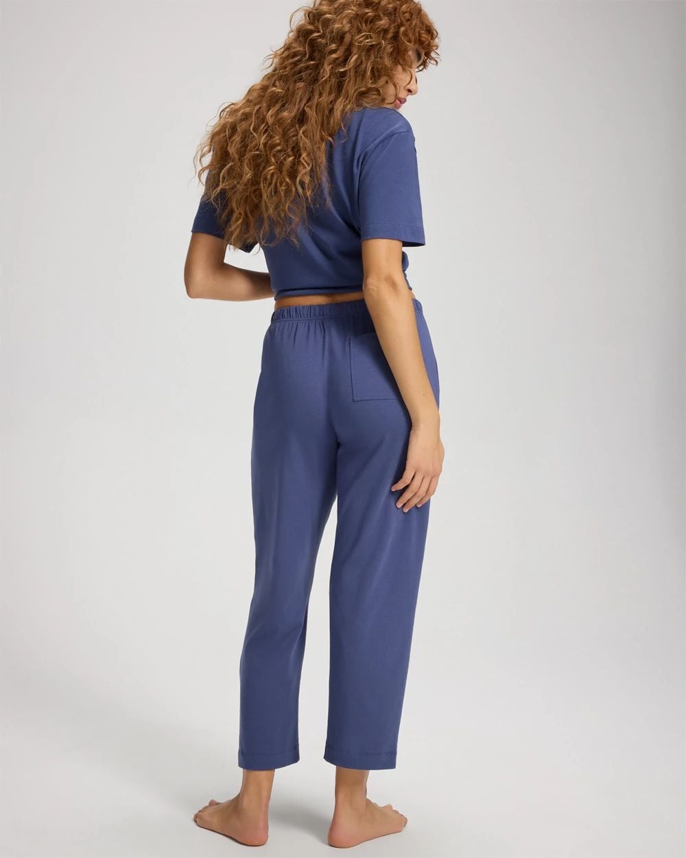 Crop Pajama Pants click to view larger image.