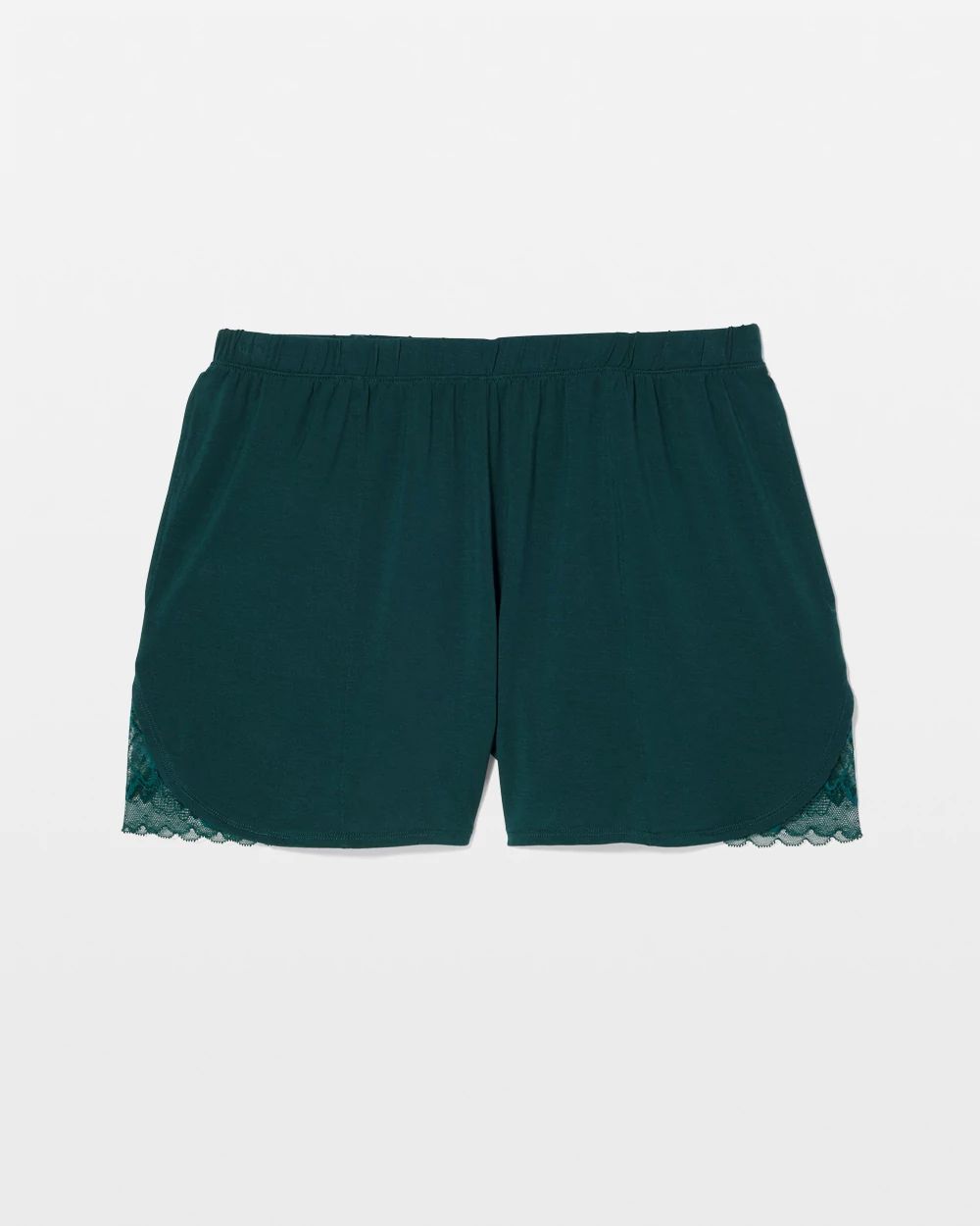 Cool Nights Lace Trim Pajama Shorts