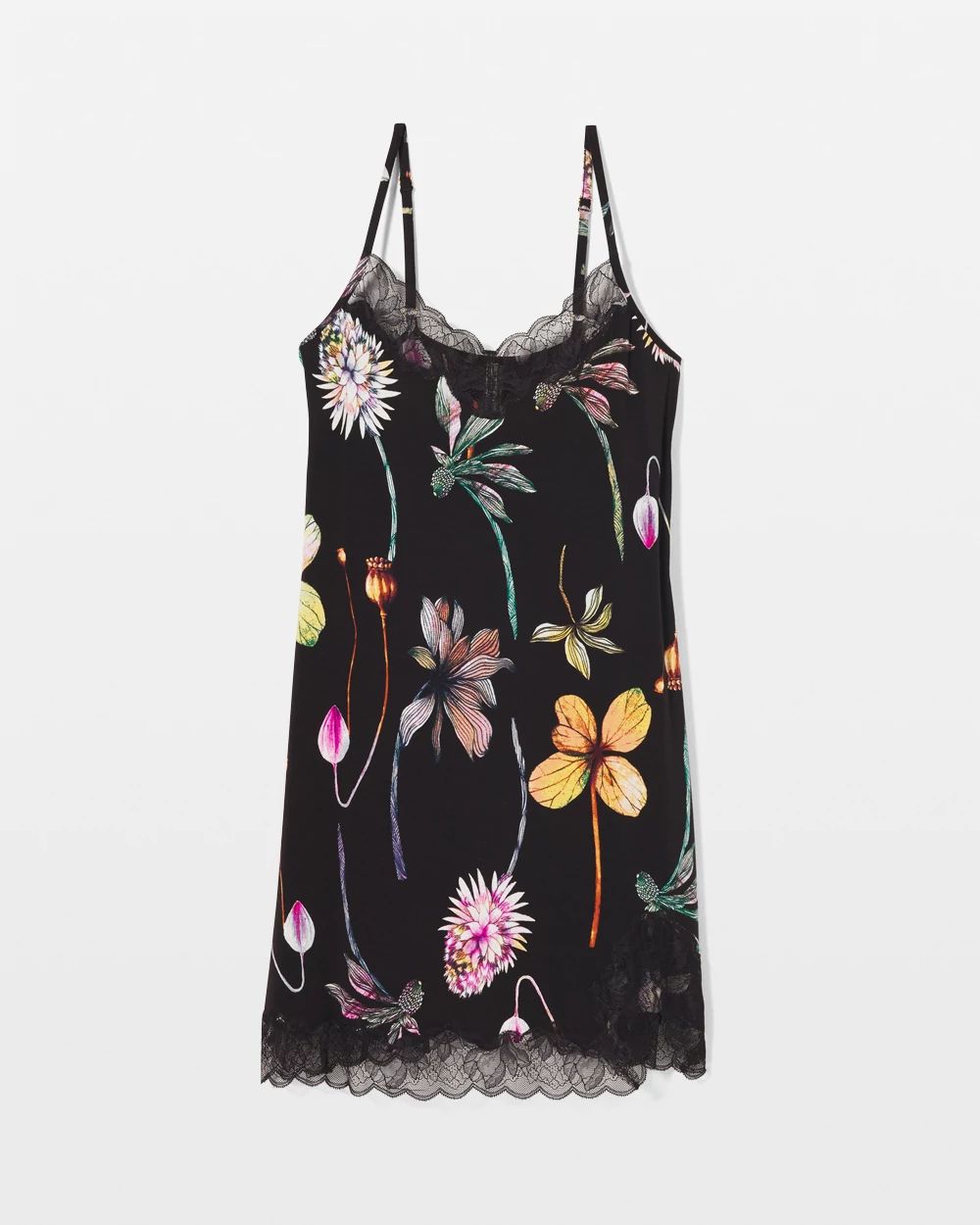 Cool Nights Lace-Trim Chemise