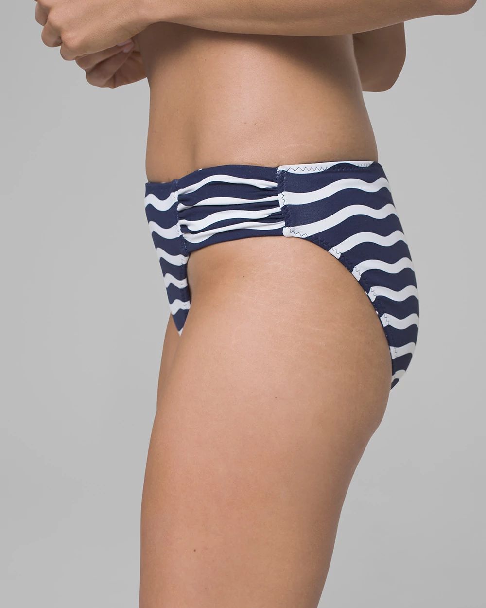 Sea Swell Reversible Side Shirred Hipster Bikini Swim Bottom