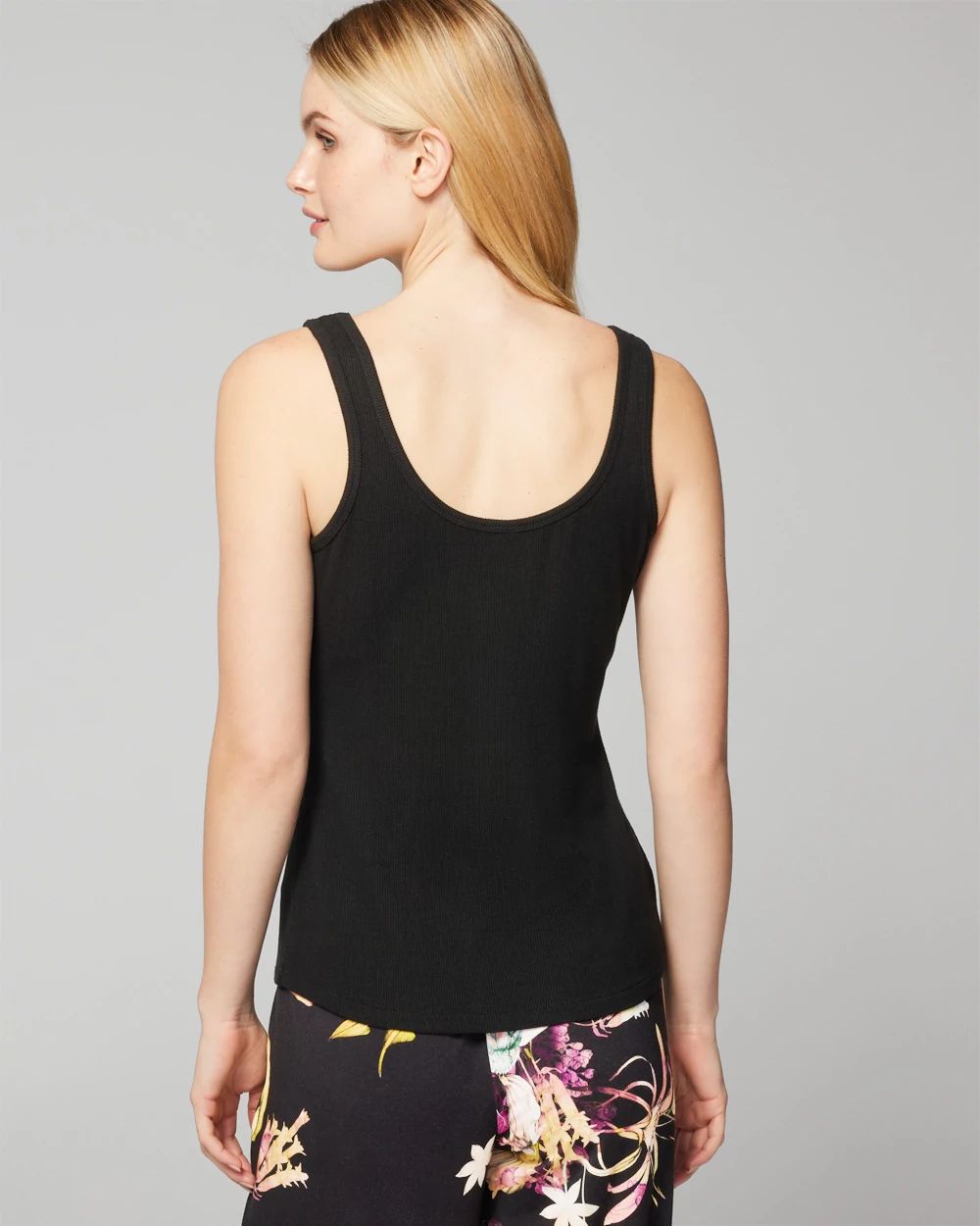 Ribbed Pajama Tank click to view larger image.