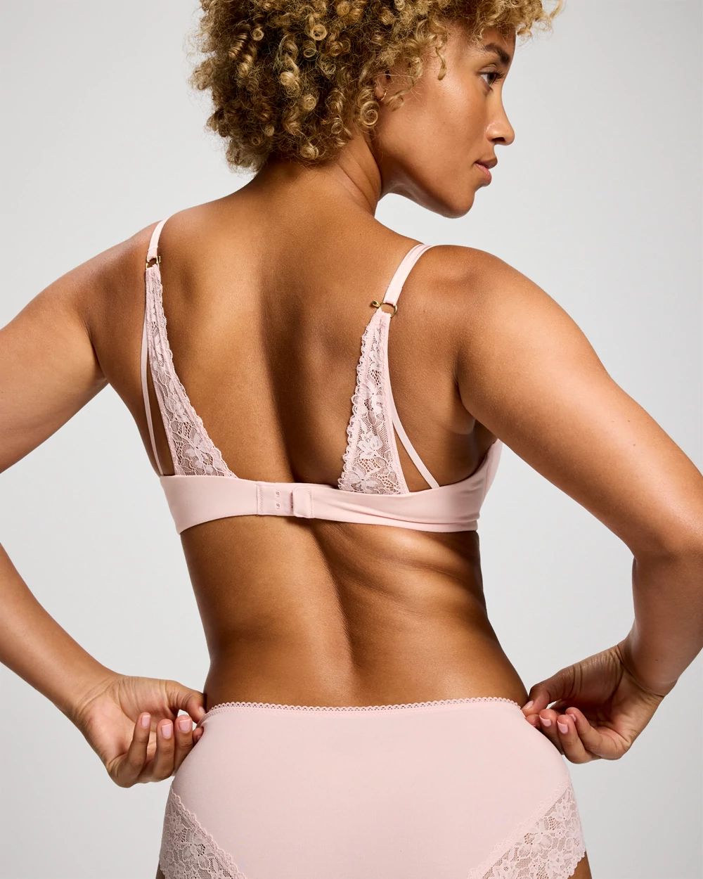 Perfect Coverage Lace Back Bra click to view larger image.
