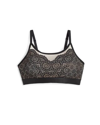 Soma Geo Mesh Scoop Neck Bralette