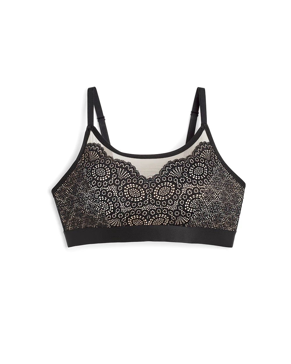 Soma Geo Mesh Scoop Neck Bralette