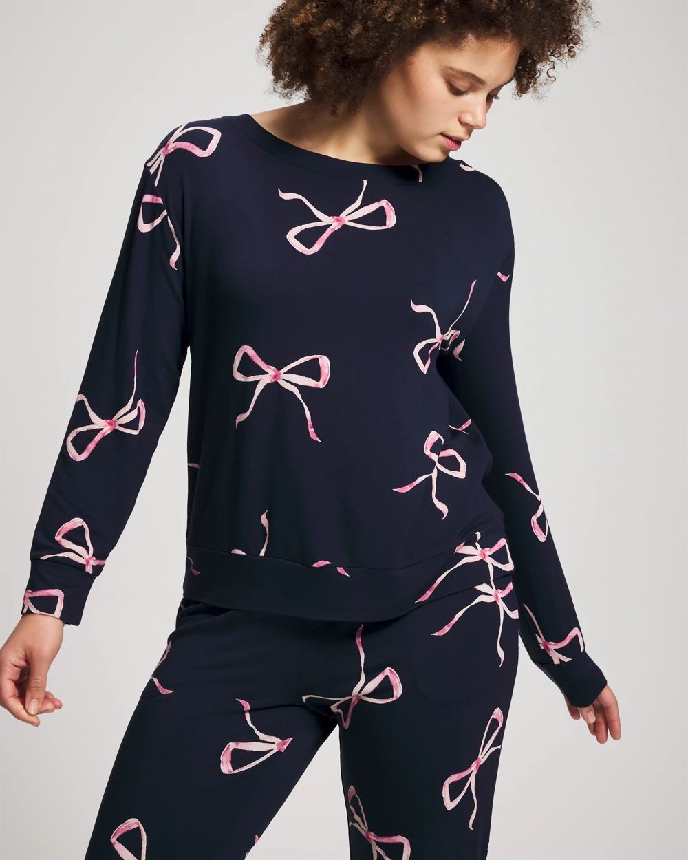 Long-Sleeve Pajama Top