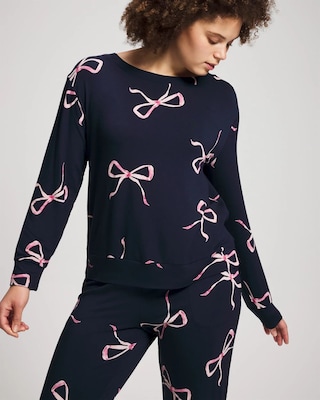 Long-Sleeve Pajama Top