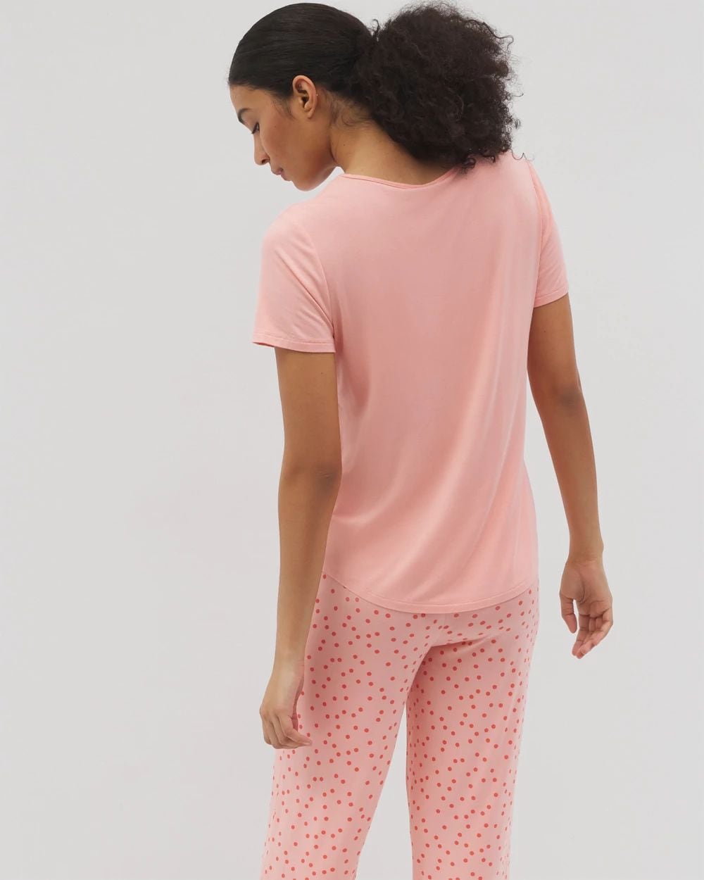 Cool Nights Packaged Short-Sleeve Pant Pajama Set