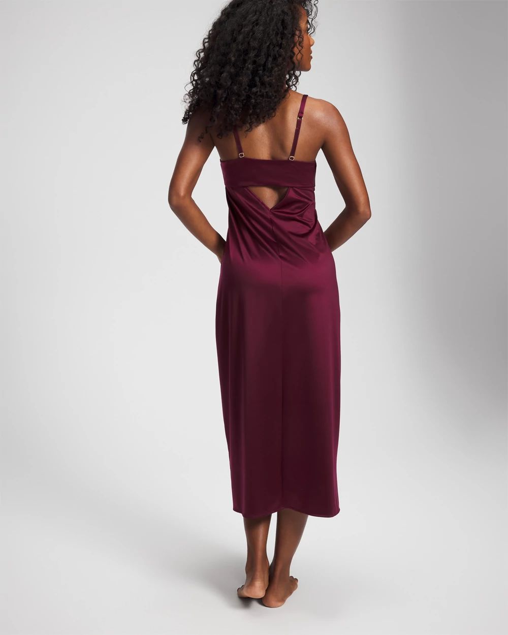 Stretch Luster Knit Gown