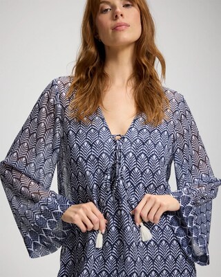 Purest Form V-Neck Swim Cover Up click to view larger image.