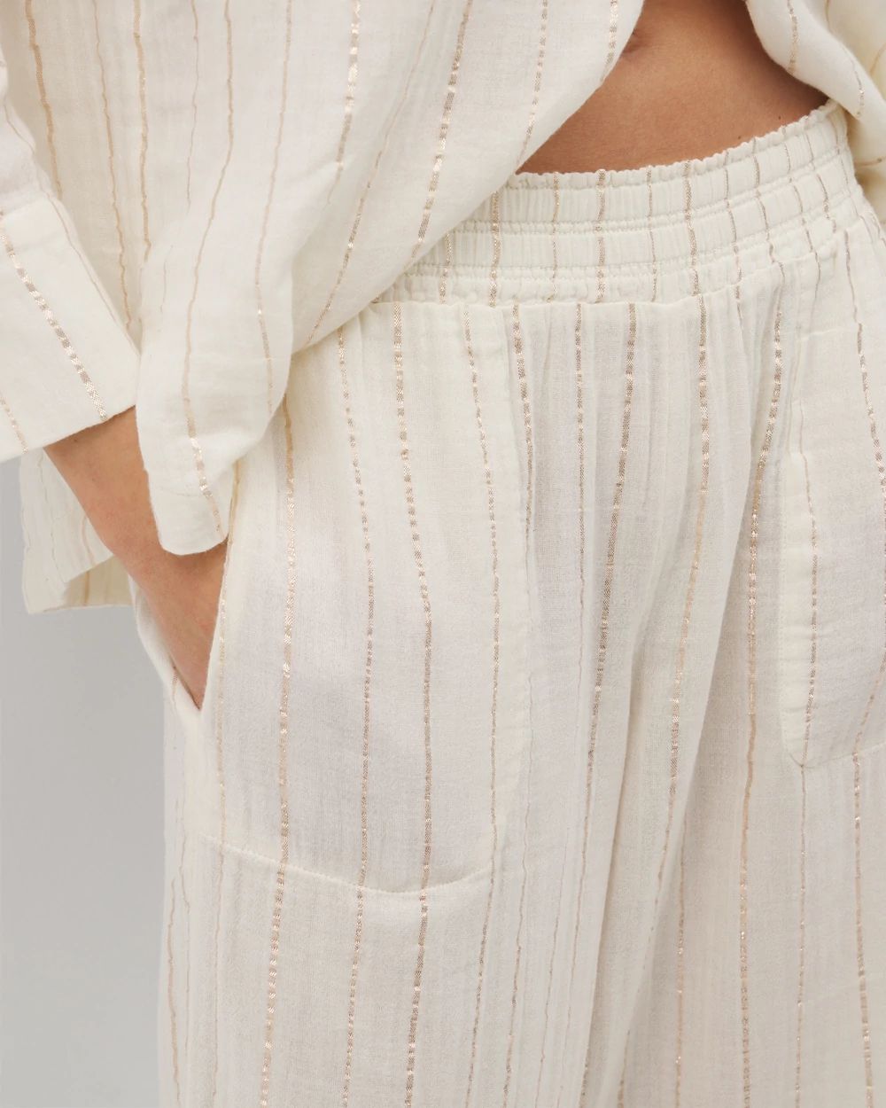 Cotton Gauze Pajama Pant click to view larger image.
