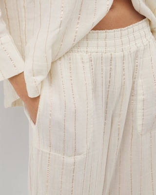 Cotton Gauze Pajama Pant click to view larger image.