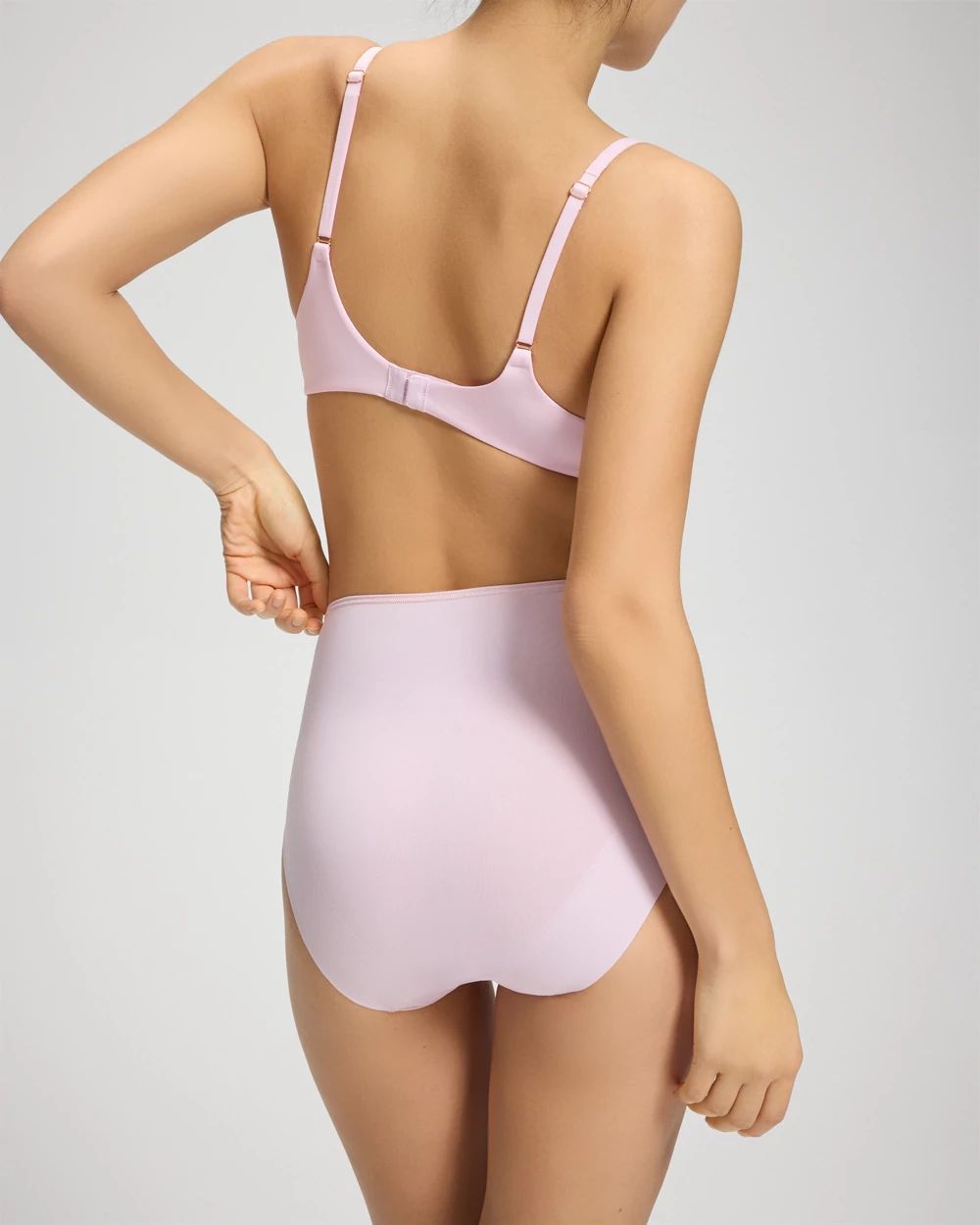 Vanishing Tummy High-Waist Brief Panty with Lace