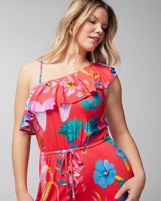 One-Shoulder Maxi Bra Dress click to view larger image.