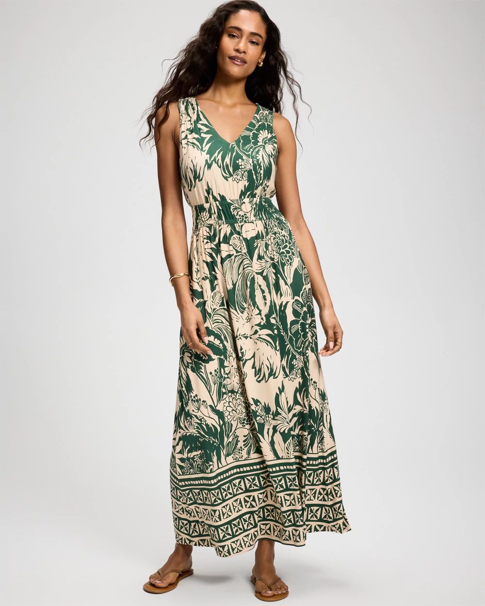 Soft Jersey Riviera Surplice Maxi Bra Dress