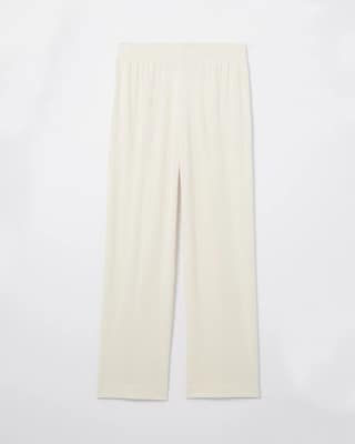 bed Wide-Leg Pajama Pants