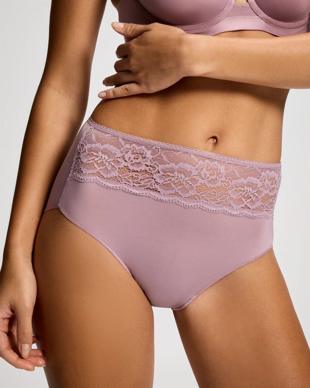 Modern Brief Panty with Lace