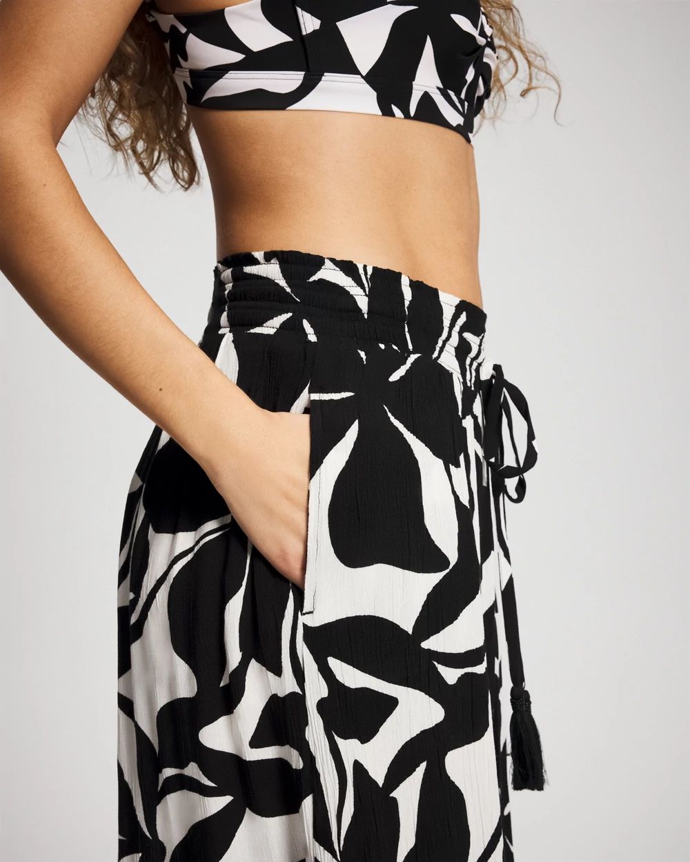 Rayon Crepe Cover Up Skirt click to view larger image.