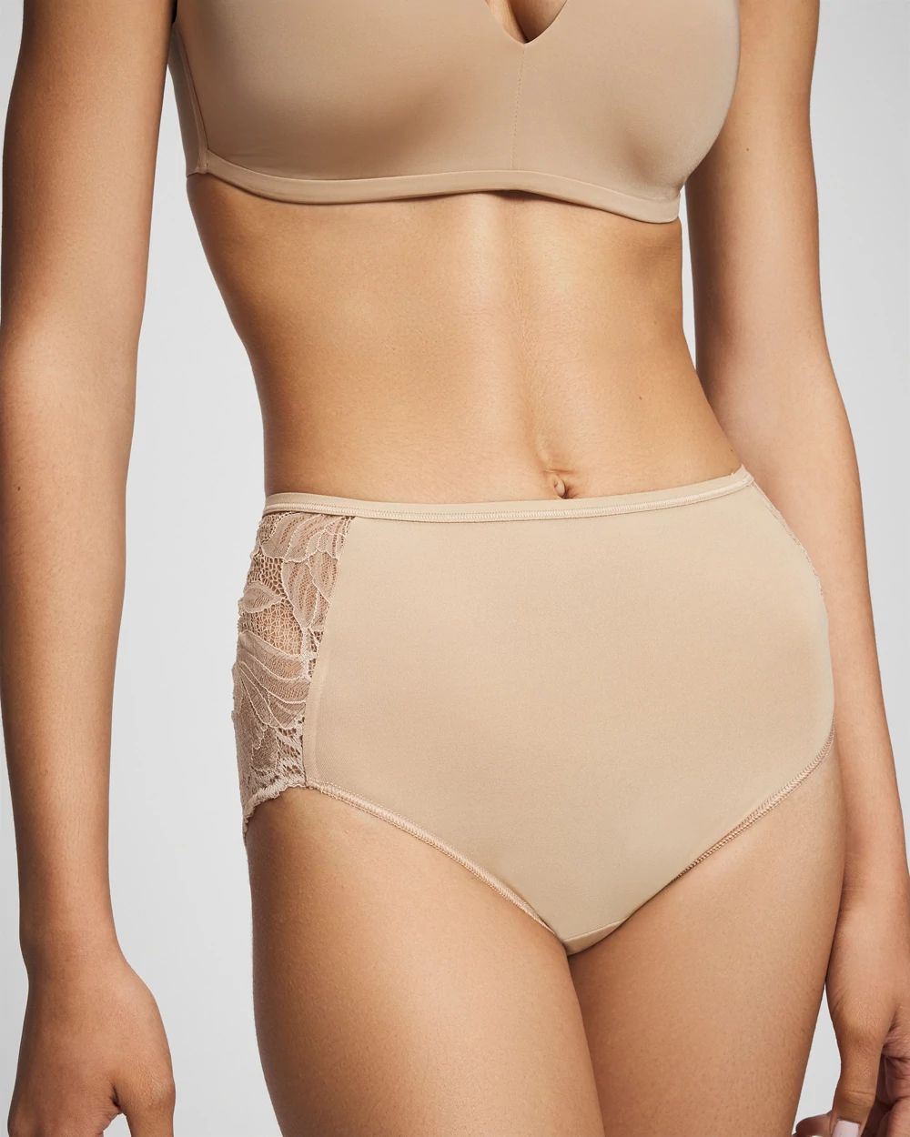 Vanishing Edge Lace Back Modern Brief Panty