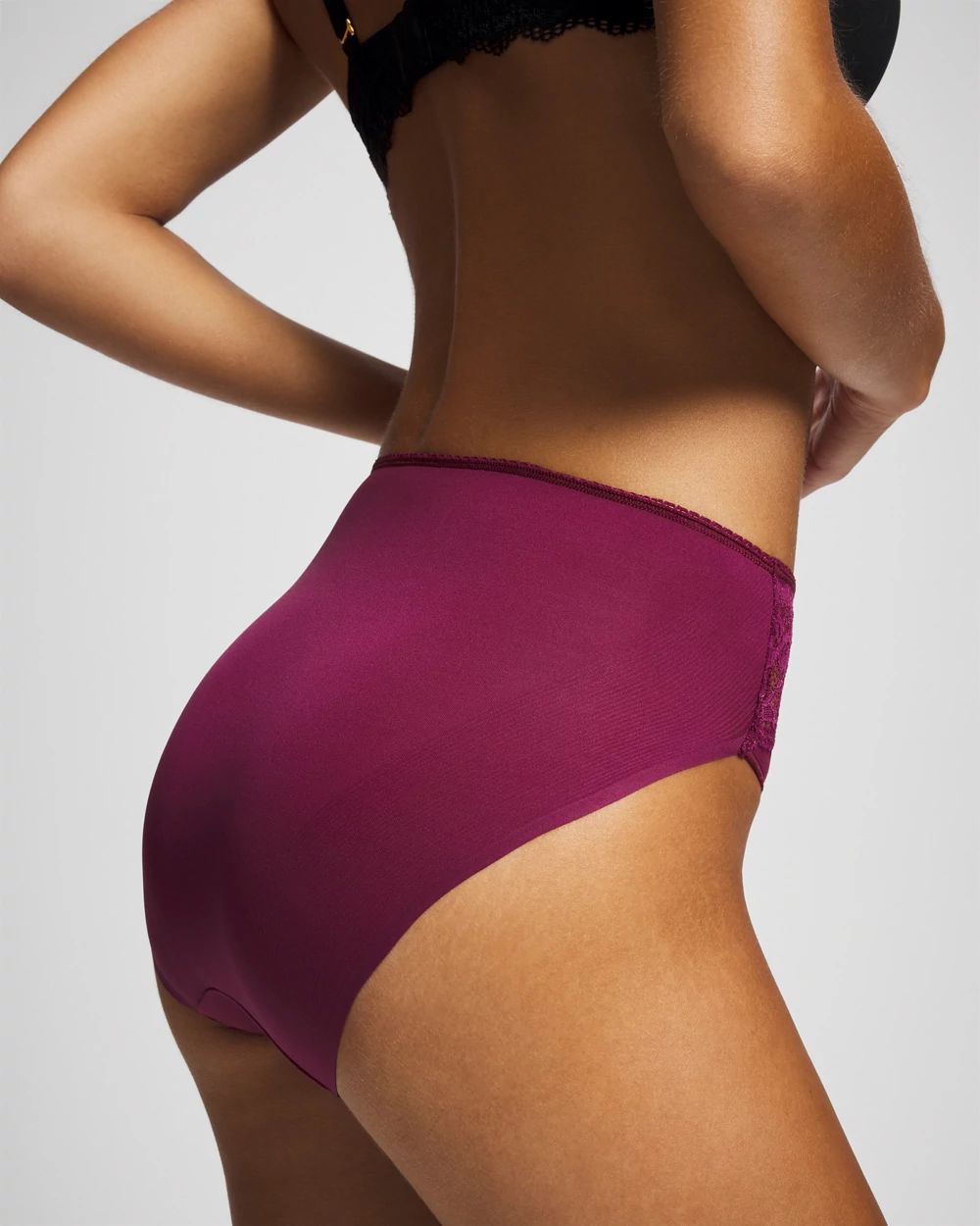 Vanishing Edge High-Leg Panty with Lace