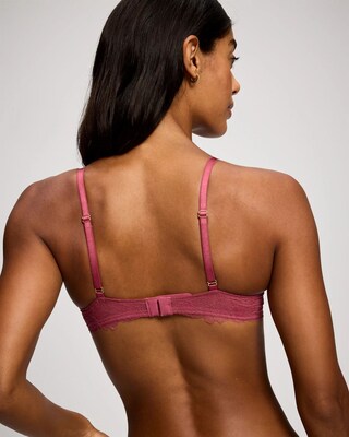 Fine Line Lace Unlined Balconette Bra click to view larger image.