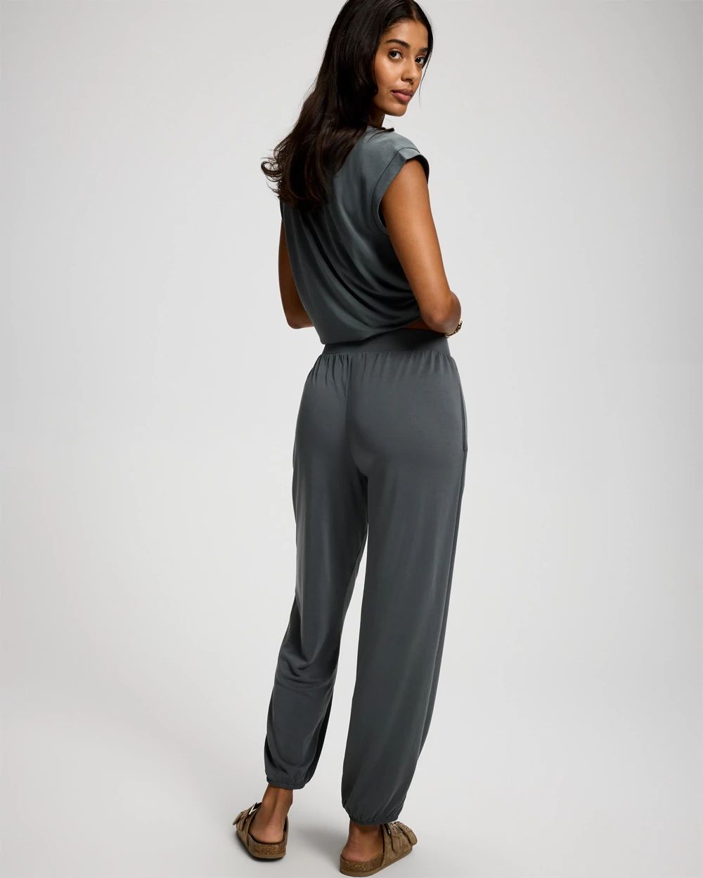 Modern Modal Relaxed Harem Pants click to view larger image.
