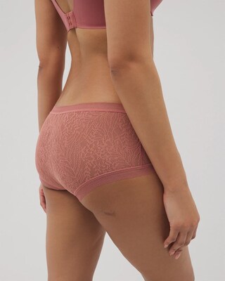 Soma Boyshort Panty with Stretch Lace click to view larger image.