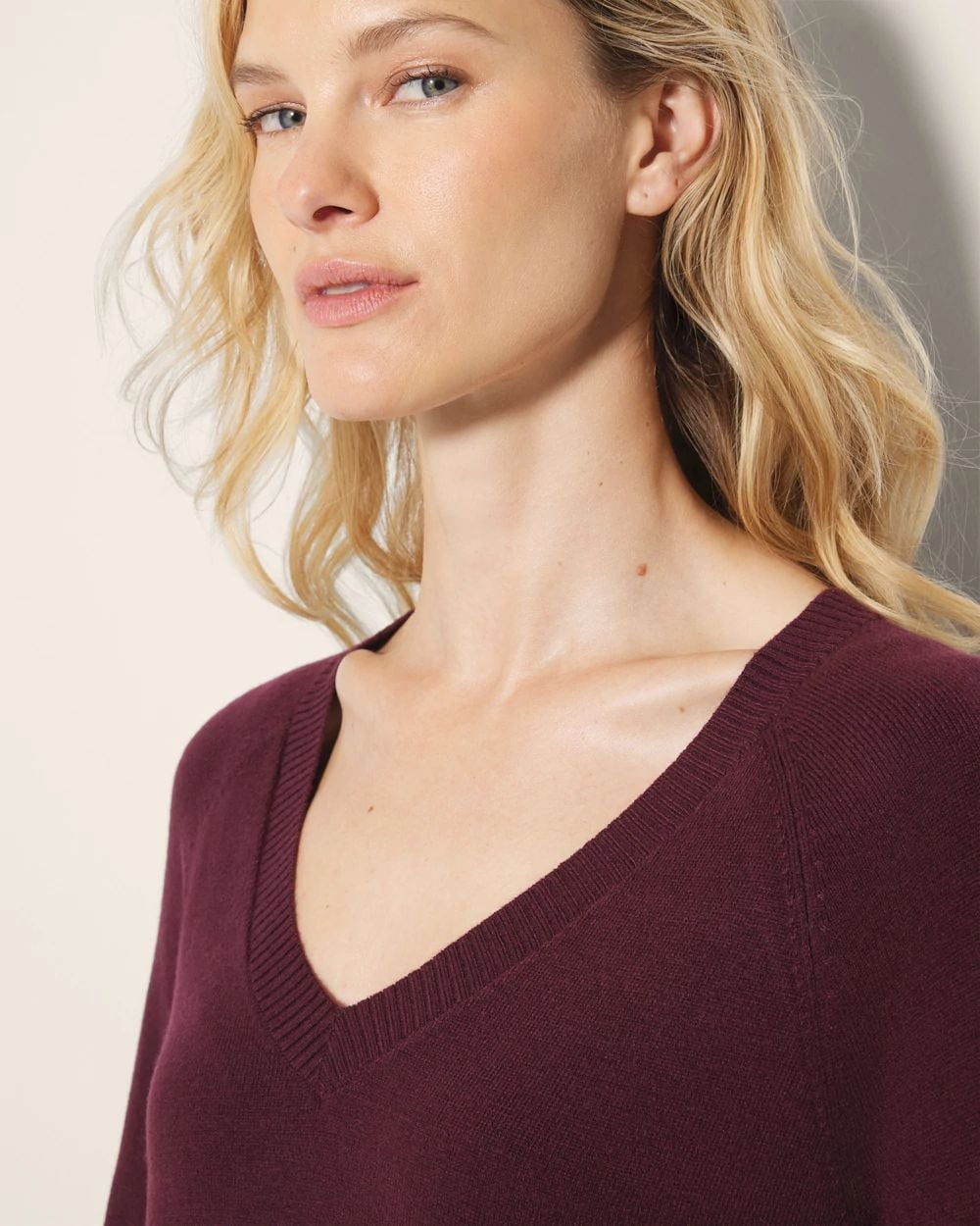 V-Neck Sweater click to view larger image.