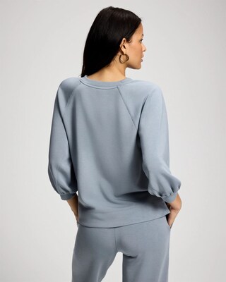 Modern Modal Relaxed 3/4 Sleeve Top click to view larger image.