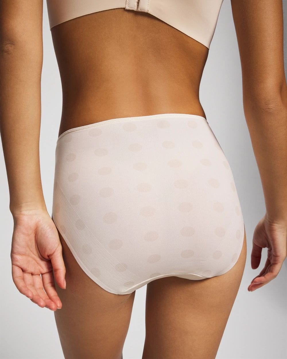 Vanishing Tummy High-Leg Brief Panty with Lace